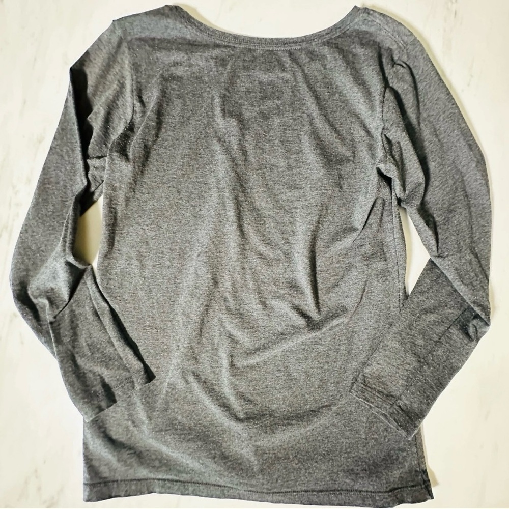 Nightmare Before Christmas Jack Sally Meant To Be Gray Women's Long Sleeve Shirt - Picture 6 of 6